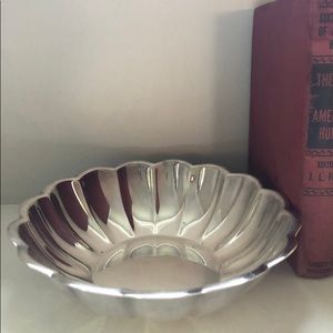 Reed & Barton 175 Holiday Scalloped Silver Bowl